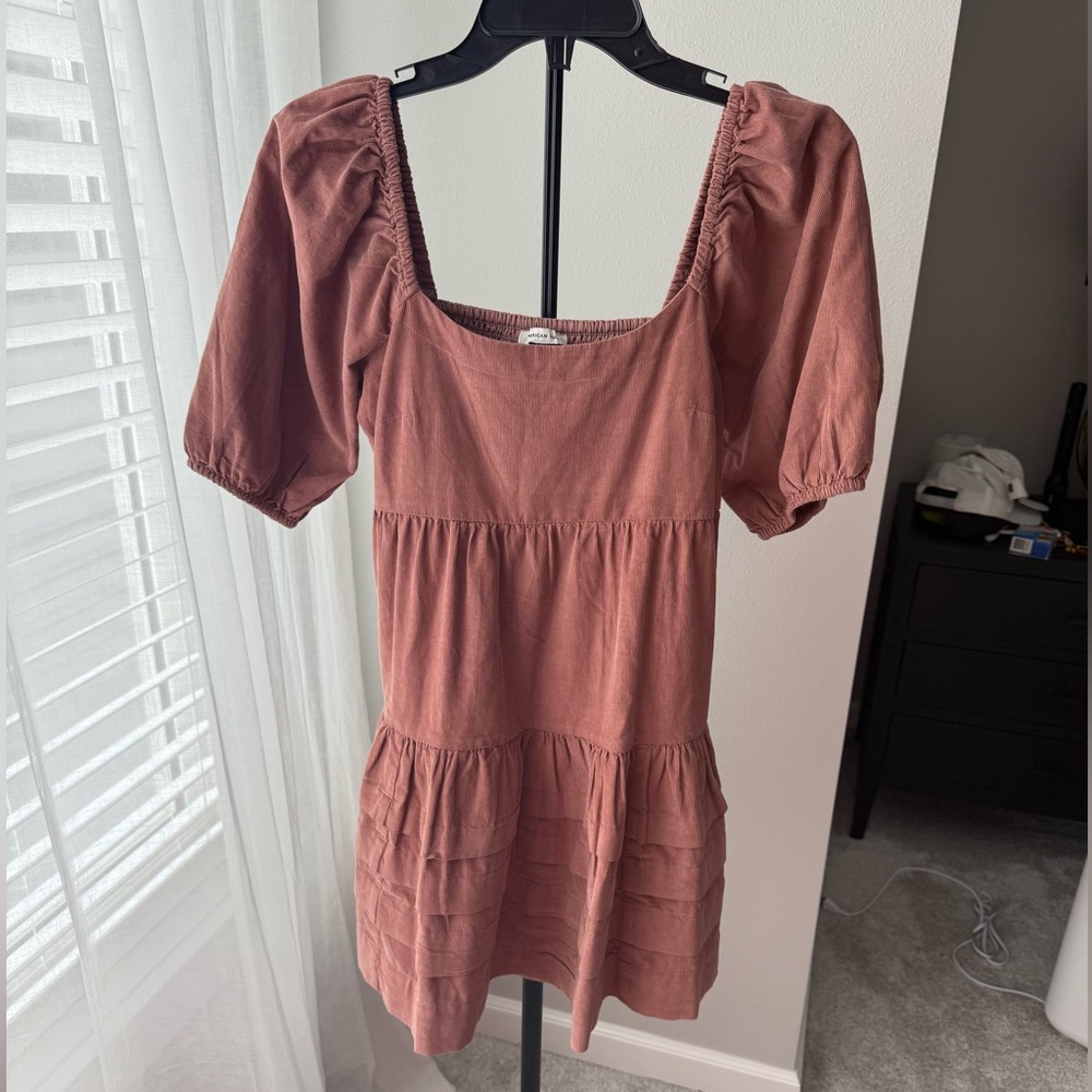 American Eagle Outfitters Pink Smocked Dress